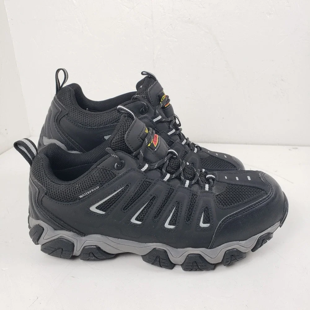 Thorogood 804-6293 Mens 9.5 M Waterproof Safety Toe Work Shoes Black EH